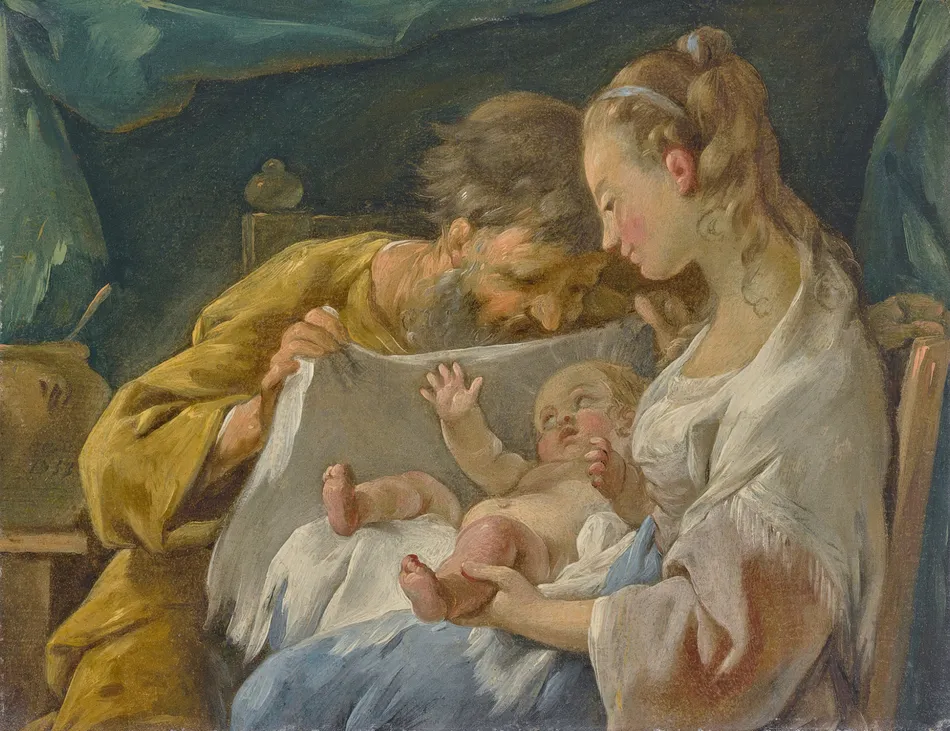 The Holy Family (1753) by Nöel Hallé